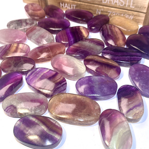 크리스탈 공예 하이 퀄리티 광택 치유 돌 사탕 형석 손바닥 핫 세일 - Product Image 4