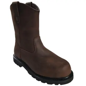 Vente directe d'usine, <span class=keywords><strong>bottes</strong></span> de travail populaires à embout de sécurité en acier de 28 cm de hauteur pour travaux lourds - Product Image 1