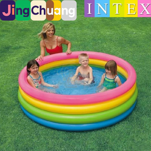 <span class=keywords><strong>Piscine</strong></span> gonflable fluorescente à quatre anneaux 56441, <span class=keywords><strong>piscine</strong></span> pour enfants, <span class=keywords><strong>piscine</strong></span> familiale - Product Image 2