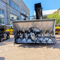 Machine à déneiger à distance avec portée de 1000 m, utilisation prolongée, souffleuse à neige télécommandée