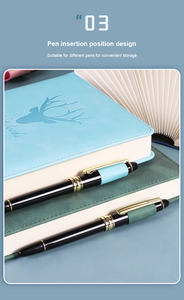 Fournitures scolaires 360 pages <span class=keywords><strong>Super</strong></span> épais en cuir PU A5 Journal cahier quotidien affaires bureau travail cahiers bloc-notes journal - Product Image 6