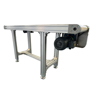 Verstelbare Snelheid Witte Pvc Band Transportband, Koolstofstaal Frame, Kan Worden Gebruikt Voor Farmaceutische Levering - Product Image 2