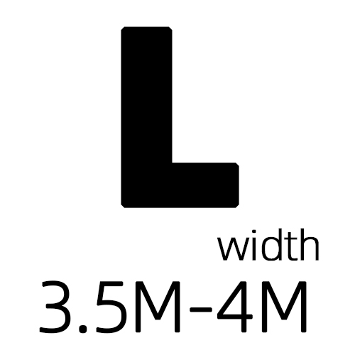 Width 3.5-4m