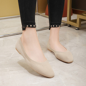 Mocassini da Sole morbidi per ragazze scarpe eleganti Casual <span class=keywords><strong>nere</strong></span> con <span class=keywords><strong>ballerine</strong></span> da donna antiscivolo per l'estate - Product Image 5