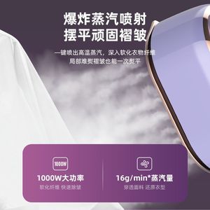 Défroisseur Vapeur Portable Violet 0,8 L pour Usage Domestique et Commercial - Product Image 4