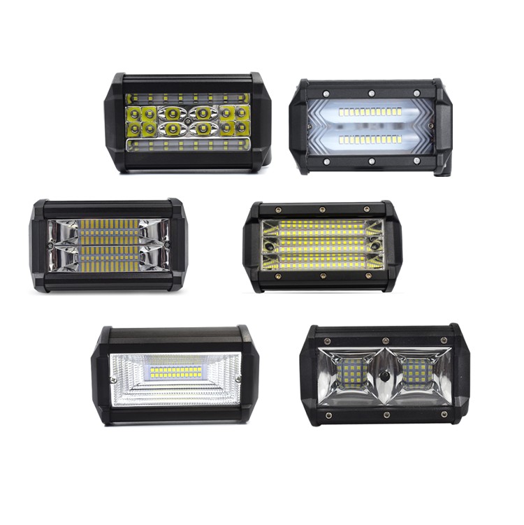 Светодиодная панель рабочего освещения белого цвета, 5 дюймов, 72 Вт, 84 Вт, 54 Вт, 135 Вт