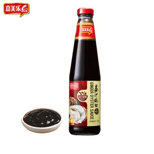 Hot Wholesale 510g Bottle Fresh Ginger Oyster Sauce Customize Kosher Halal Seafood Seasoning & Condiment Flavoring Oyster Sauces