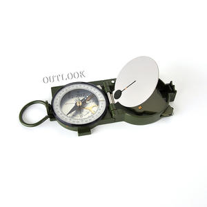 Boussole professionnelle gratuite pour la survie sur le terrain et les voyages longue distance, en aluminium de poche - Product Image 2