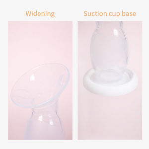 Collecteur de lait en Silicone <span class=keywords><strong>pour</strong></span> bébés, silencieux sans douleur, Portable, blanc, 1 pièce, nouveau Design, sans BPA, manuel - Product Image 5