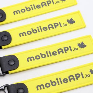 Wholesale Custom Logo Jet Tags Personalized Woven Flight <b>Key</b> Tags <b>for</b> Technology Company Corporate Branding Gifts - Product Image 3