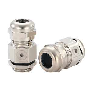 Brass <b>Cable</b> Gland Pg10 10-20mm Ip68 Waterproof Connector With Nut Tightening For Low Voltage Wiring - Product Image 3