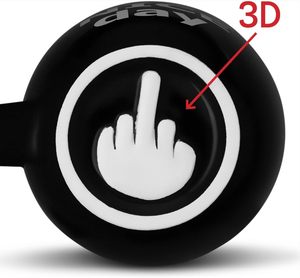 Trascorri una bella giornata divertente tazza da caffè tazze divertenti regali per donne e uomini con dito medio sul fondo - Product Image 2