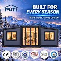 Maisonnette écologique de 30 pieds sur 40 pieds, hors réseau, préfabriquée, modulaire, en conteneur, pour une vie durable