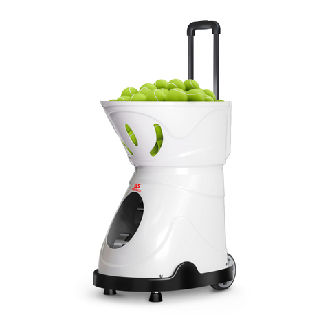 New Arrival Automatic T2402A Short Distance Tennis Ball Machine Launcher Equipment for  Indoor Practice with Remote Control.
