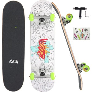 Planche à roulettes Credo Skateboard Exploding Butterfly Bee Popsicle Shape 8.0 pouces, durable, pour la ville, pour jeunes et adultes - Product Image 5