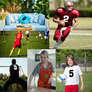 Numeri Termoadesivi Personalizzabili da 0 a 9, 22 Pezzi, 8 Pollici, per Maglie Sportive, Calcio e T-Shirt - Product Image 5