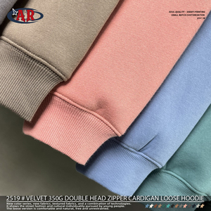 Felpe con cappuccio con logo personalizzato con cerniera invernale all'ingrosso con tasca del cappello felpa con cappuccio in cotone per giovani uomini - Product Image 5