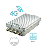 Enregistreur de données de pluviomètre extérieur sans fil IP67 Modbus GPRS alimenté par batterie