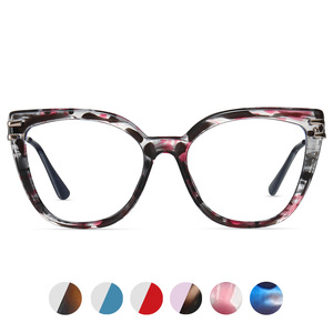 Lunettes optiques unisexe anti-lumière bleue à monture carrée en TR90, verres AC, pont moyen, pour le commerce transfrontalier - Product Image 4