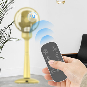 360 Degree Oscillating Floor <b>Fan</b> <b>With</b> <b>Remote</b> Control Timer Air Circulator For Home Use - Product Image 1