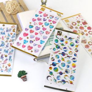 Kid DIY Stickers Sheets <b>Bulk</b> Decoration <b>Phone</b> Case Scrapbook Exquisite Bronzing Mini Party Favor Small 3D Sticker - Product Image 2
