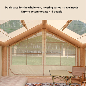 Tienda de campaña inflable Impermeable Glamping Tiendas Sun Shelter Fácil instalación Tiendas Oxford al aire libre - Product Image 3