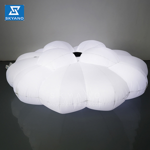 Ombrello bianco gonfiabile nuvola di arte installazione <span class=keywords><strong>nuvole</strong></span> gonfiabili con luce a led - Product Image 2