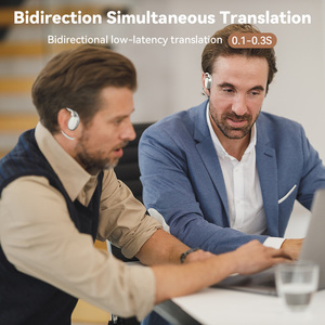 Auriculares de conferencia de interpretación simultánea en tiempo real Traducción de varios idiomas Traductor de viaje Auriculares de traducción - Product Image 6