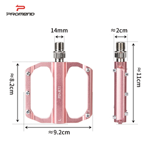Prix Spécial – Pédales de Vélo Pliantes en Alliage d'Aluminium Ultralégères à 3 Roulements en Acier, 8 Couleurs, Amovibles et Antidérapantes - Product Image 2