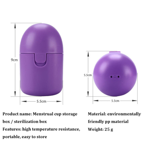 Caja Esterilizadora Mini OEM/ODM para Calentar en <span class=keywords><strong>Microondas</strong></span>, Esterilizador de Copas Menstruales para Mantener la <span class=keywords><strong>Copa</strong></span> <span class=keywords><strong>Menstrual</strong></span> Limpia - Product Image 6