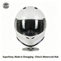 Casque de moto intégral en ABS de qualité supérieure, fermeture rapide, homologué DOT, toutes saisons, pour adultes, pour la conduite de scooter, fabrication OEM