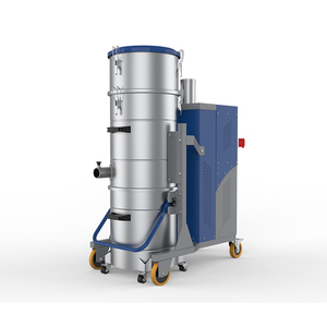 Aspirador de Pó Industrial Elétrico com Bateria, Aspirador Industrial de Três Rodas, Aspirador de Pó Úmido e Seco de 80L - Product Image 2