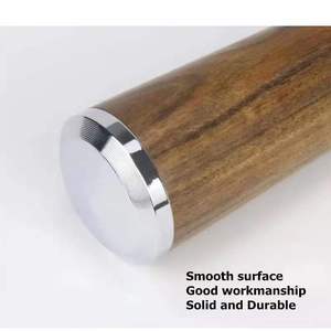Portafiltros de Café Reutilizables de Diseño Moderno con Mangos de Madera Maciza Premium, Compatibles con Roscas M10/M12 para Cafeteras Delonghi, Breville, <span class=keywords><strong>Sage</strong></span> E61 Espresso - Product Image 4