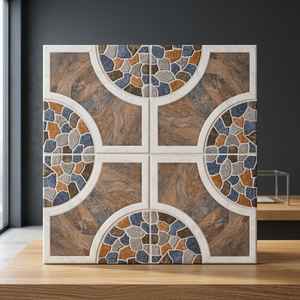 Top Selling 400x400mm Digital Design Porcelain Parking Tiles Anti-Slip Antibacterial Solid Texture for Garden Hotels Export - Product Image 1