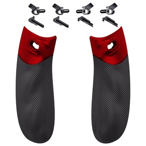 Kit de poignées ergonomiques en caoutchouc texturé pour manettes gauche et droite Xbox Series, avec rails latéraux et gâchettes flexibles - Product Image 2