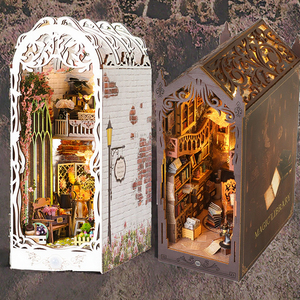 Produits de dropshipping 2026 : Kit bibliothèque Magic Book Nook, miniatures de maison de poupée Harry, serre-livres et meubles, service de sourcing en Chine - Product Image 2