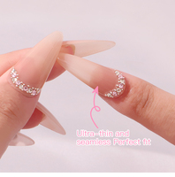 Nuevo Adhesivo en Gel UV para Uñas, Parches de Gel para Uñas, Adhesivos para Uñas Postizas SIN HEMA