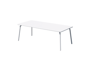 <span class=keywords><strong>Tavolo</strong></span> da Pranzo Moderno in Lega di <span class=keywords><strong>Alluminio</strong></span> Resistente ai Raggi UV e Impermeabile per Esterni, Ideale per Ville, Cortili e Hotel - Arredamento da Esterno - Product Image 2