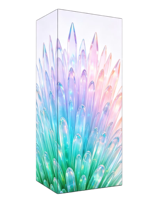 Affichage LED en colonne carrée P5 pour extérieur, écran d'affichage numérique personnalisé à quatre côtés pour les grands espaces commerciaux, les places publiques et les événements
