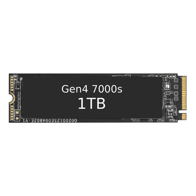 Gen4 7000s 1TB M.2 2280 SSD, PCIe 4.0 NVMe 1.4, up to 7000MB/s Speed, Built-in DDR4 Cache & 96-Layer 3D TLC NAND Flash