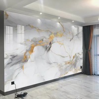 Panneau mural WPC en PVC UV effet marbre, plaque décorative en PVC UV effet marbre, vente chaude