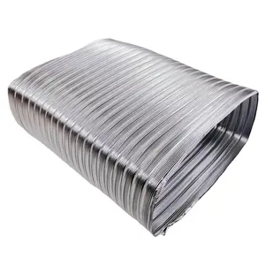 Semi-Rigid Aluminum Flexible Air Duct For Air Conditioner Parts