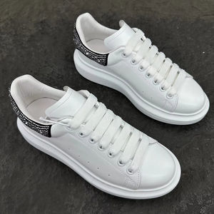 Zapatillas Deportivas de Lujo de Diseñador, con Detalle de Diamantes, Transpirables, Blancas, Cerradas, para Parejas, Casuales, para Exteriores, para Hombre y Mujer - Product Image 2
