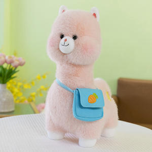 Mochila <span class=keywords><strong>de</strong></span> Peluche <span class=keywords><strong>de</strong></span> Alpaca Adorable, Juguete <span class=keywords><strong>de</strong></span> Peluche Súper Suave, Muñeco <span class=keywords><strong>de</strong></span> Mascota Abrazable, el Mejor Regalo <span class=keywords><strong>de</strong></span> Cumpleaños para Niños, <span class=keywords><strong>Venta</strong></span> al por Mayor Transfronteriza - Product Image 1
