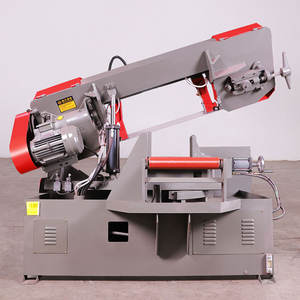 4028 Горизонтальная ленточная пила для резки металла под углом 45 градусов полуавтоматическая гидравлическая пила на заказ - Product Image 2