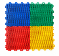 Professionelle Monoblock PP Ineinandergreifende Sportbodenplatten Anti-Vibrations-Bodenplatten für Basketballplatz-Bodenbelag Padel