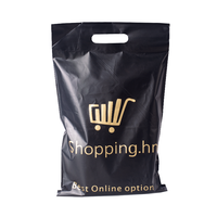 Sac à poignée biodégradable personnalisé pour achats avec poignée sacs postaux réutilisables en plastique poly Mailer sac de courrier pour vêtements