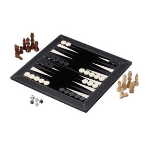 Juego <span class=keywords><strong>de</strong></span> ajedrez 3 en 1 <span class=keywords><strong>de</strong></span> lujo para damas <span class=keywords><strong>de</strong></span> Backgammon, juego <span class=keywords><strong>de</strong></span> mesa <span class=keywords><strong>Ludo</strong></span> portátil <span class=keywords><strong>de</strong></span> cuero PU - Product Image 6