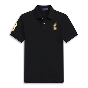 Herren Sommer Hochwertiges 100% Baumwoll-Poloshirt S - 2XL Maßgeschneidert Großhandel Markenlogo Stickerei Design Kurzarm <span class=keywords><strong>Polo</strong></span> Golf T-Shirt - Product Image 3