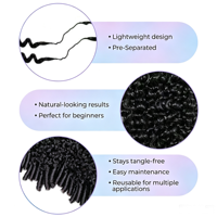 Extensions de cheveux humains bouclés birmans au crochet, effet plume, vente en gros, prix d'usine